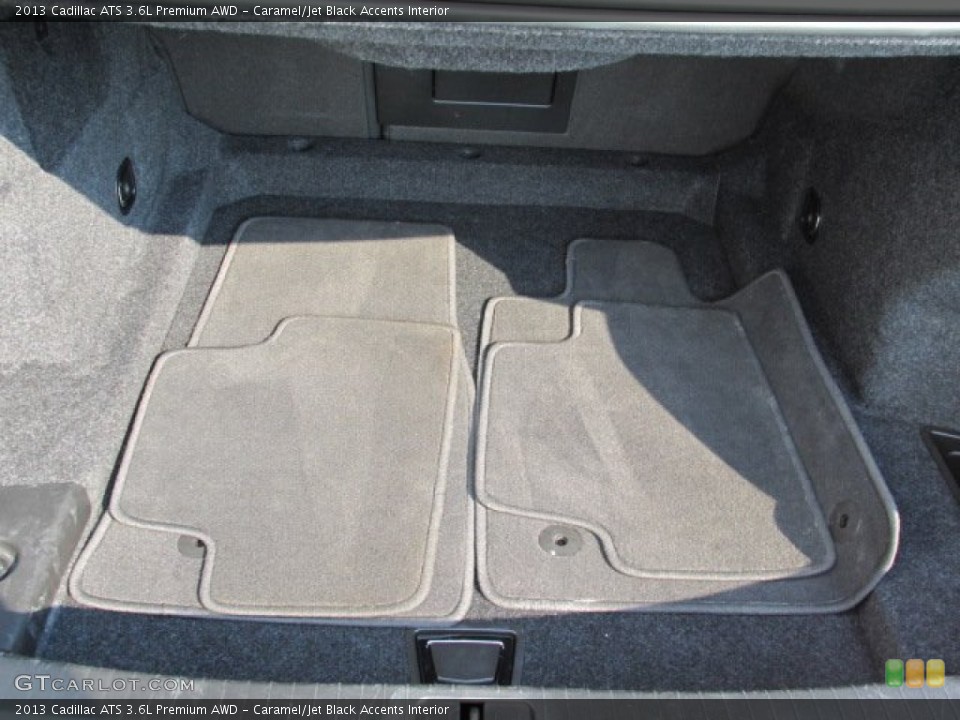 Caramel/Jet Black Accents Interior Trunk for the 2013 Cadillac ATS 3.6L Premium AWD #83642833