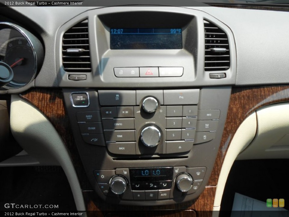 Cashmere Interior Controls for the 2012 Buick Regal Turbo #83643451