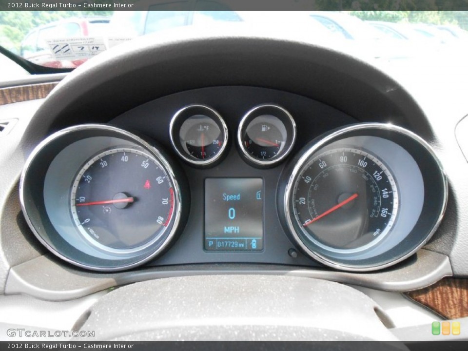 Cashmere Interior Gauges for the 2012 Buick Regal Turbo #83643499
