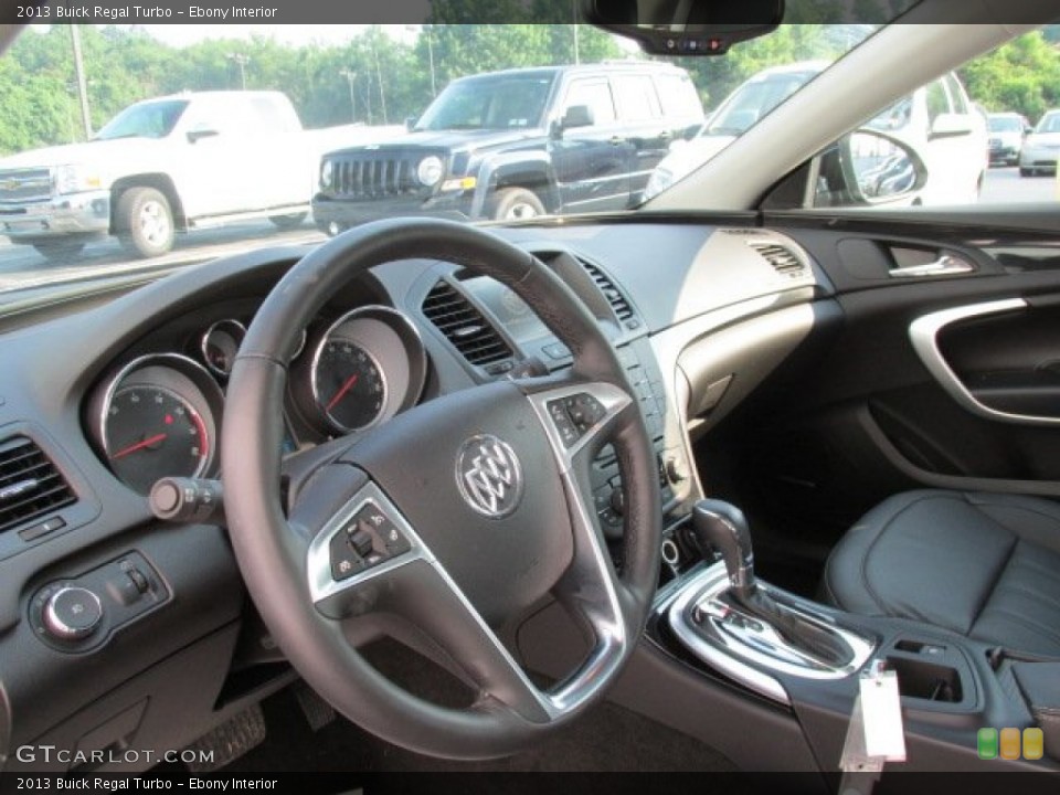 Ebony Interior Dashboard for the 2013 Buick Regal Turbo #83643784
