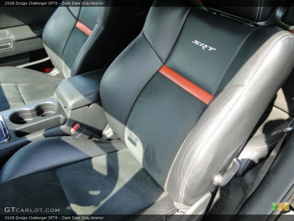 Dark Slate Gray Interior Front Seat for the 2008 Dodge Challenger SRT8 #83644074