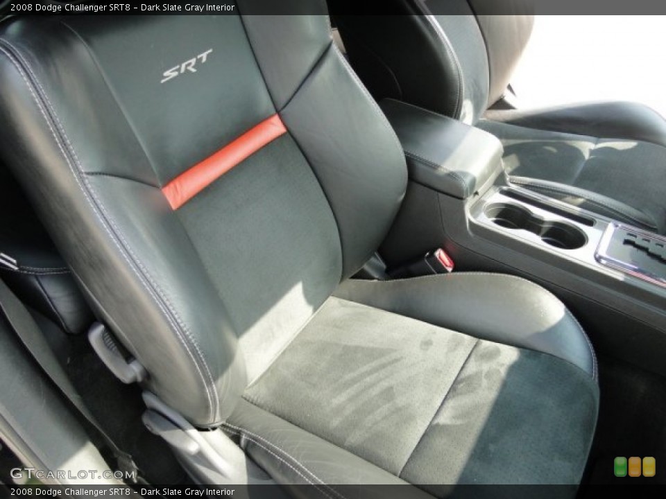 Dark Slate Gray Interior Front Seat for the 2008 Dodge Challenger SRT8 #83644126