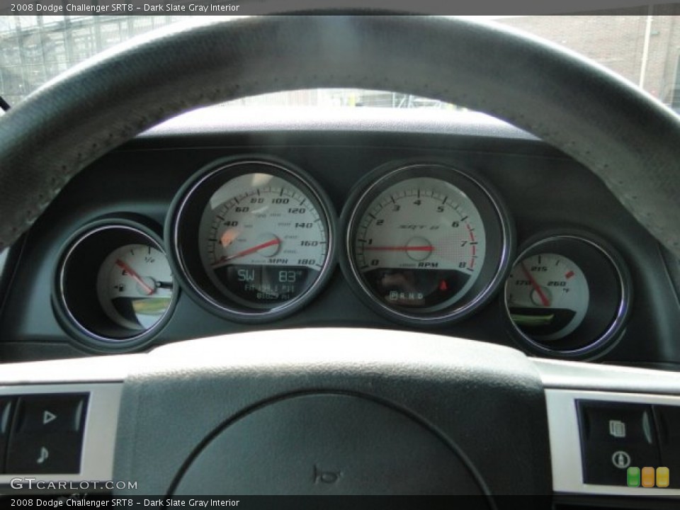 Dark Slate Gray Interior Gauges for the 2008 Dodge Challenger SRT8 #83644272