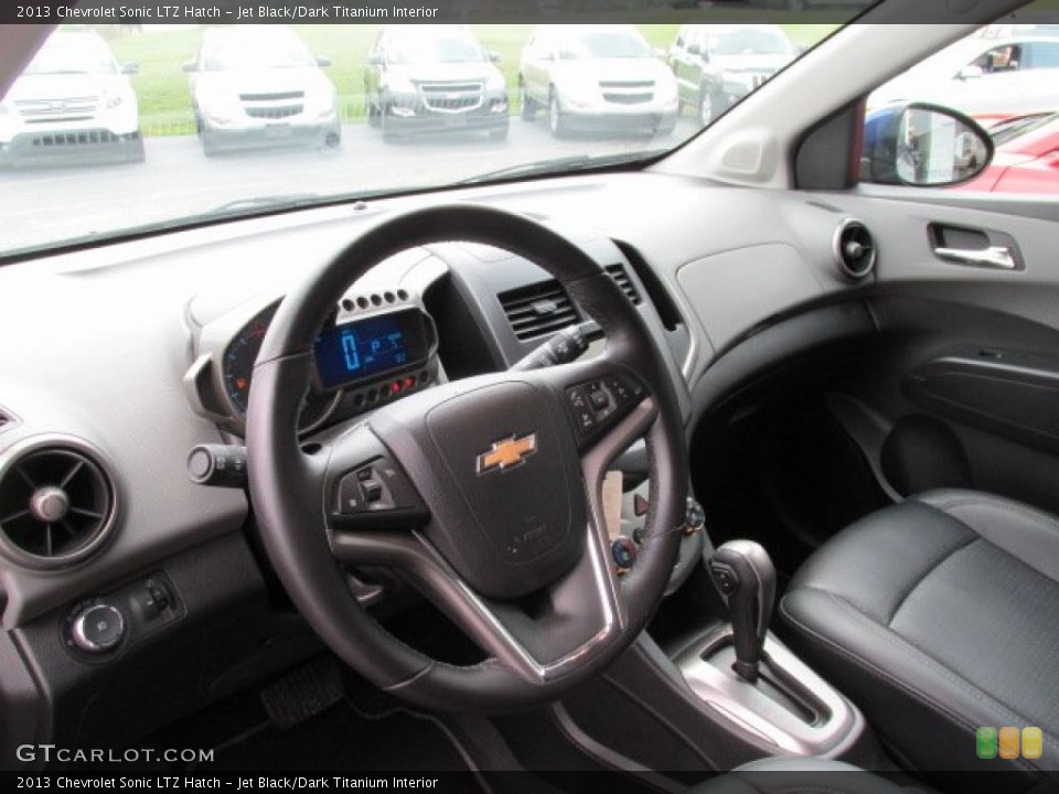 Jet Black/Dark Titanium Interior Dashboard for the 2013 Chevrolet Sonic LTZ Hatch #83645272