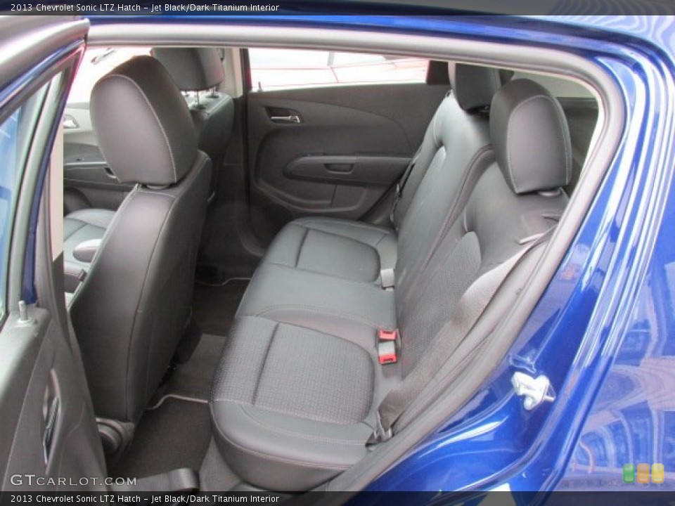 Jet Black/Dark Titanium Interior Rear Seat for the 2013 Chevrolet Sonic LTZ Hatch #83645491