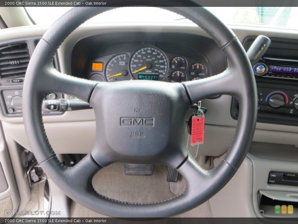 Oak Interior Steering Wheel for the 2000 GMC Sierra 1500 SLE Extended Cab #83647582