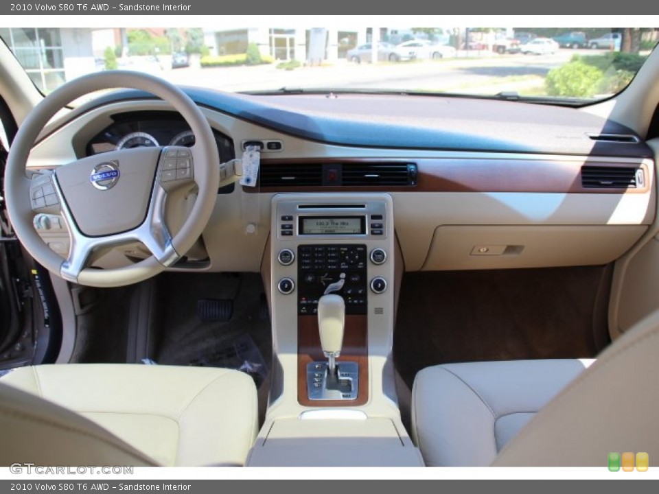 Sandstone Interior Dashboard for the 2010 Volvo S80 T6 AWD #83648167