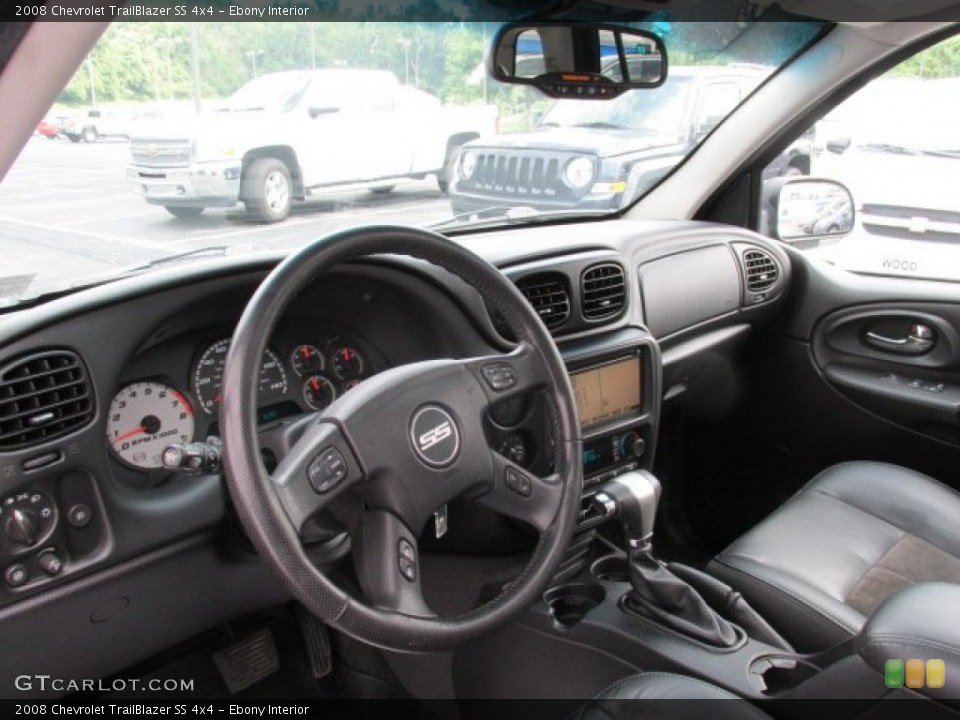 Ebony Interior Dashboard for the 2008 Chevrolet TrailBlazer SS 4x4 #83648821