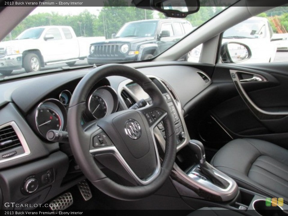 Ebony Interior Dashboard for the 2013 Buick Verano Premium #83649442