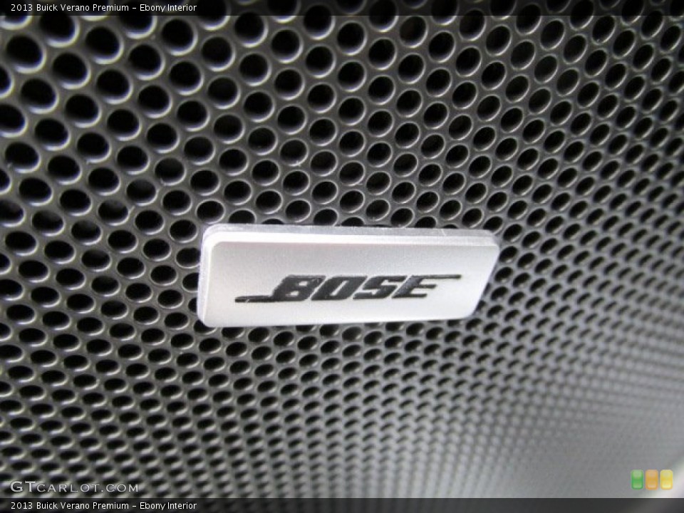 Ebony Interior Audio System for the 2013 Buick Verano Premium #83649487