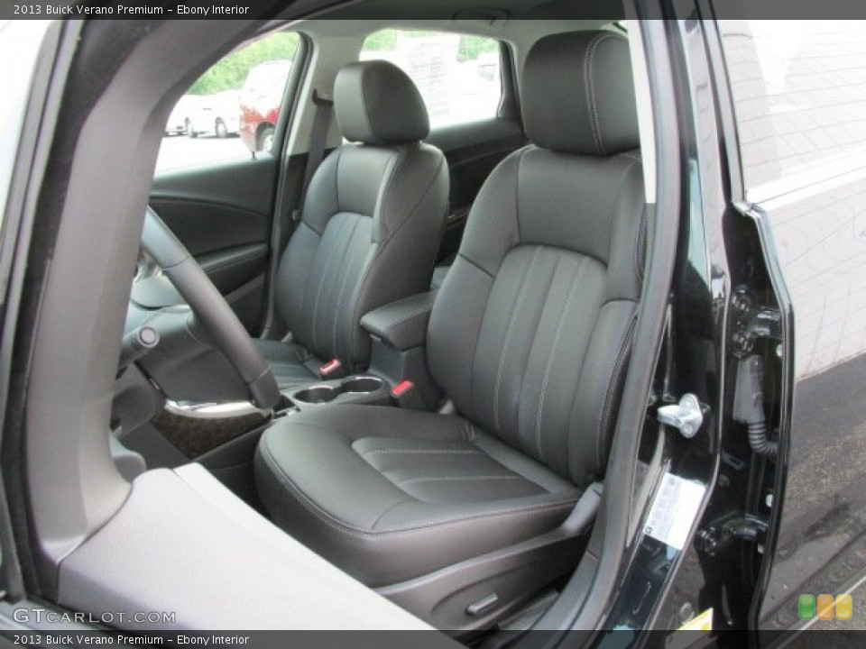 Ebony Interior Front Seat for the 2013 Buick Verano Premium #83649511