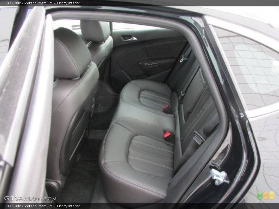 Ebony Interior Rear Seat for the 2013 Buick Verano Premium #83649616