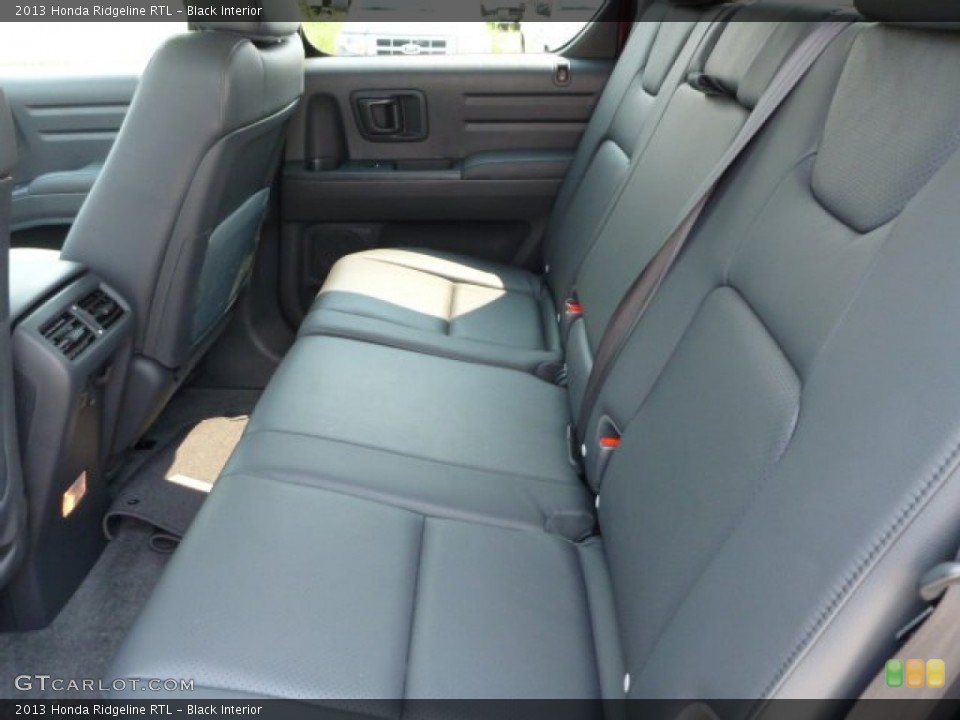 Black Interior Rear Seat for the 2013 Honda Ridgeline RTL #83651257