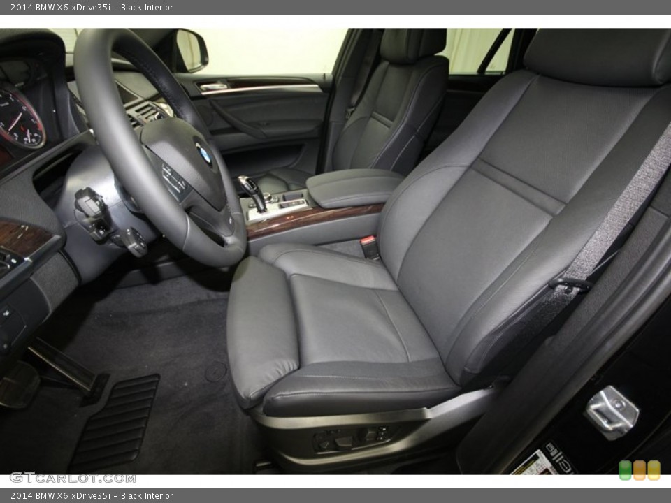 Black Interior Front Seat for the 2014 BMW X6 xDrive35i #83651308