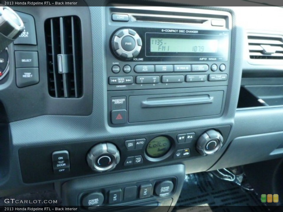 Black Interior Controls for the 2013 Honda Ridgeline RTL #83651428