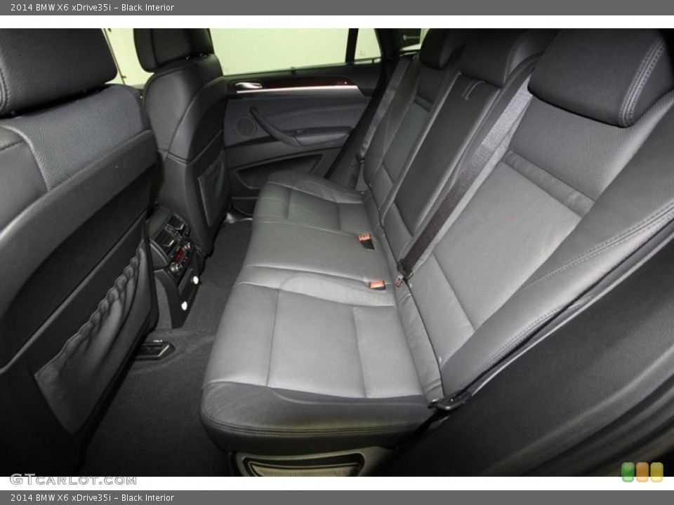 Black Interior Rear Seat for the 2014 BMW X6 xDrive35i #83651518