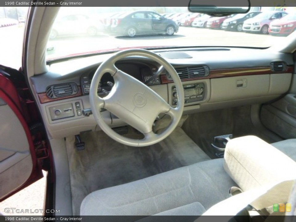 Gray Interior Dashboard for the 1998 Cadillac DeVille Sedan #83654188