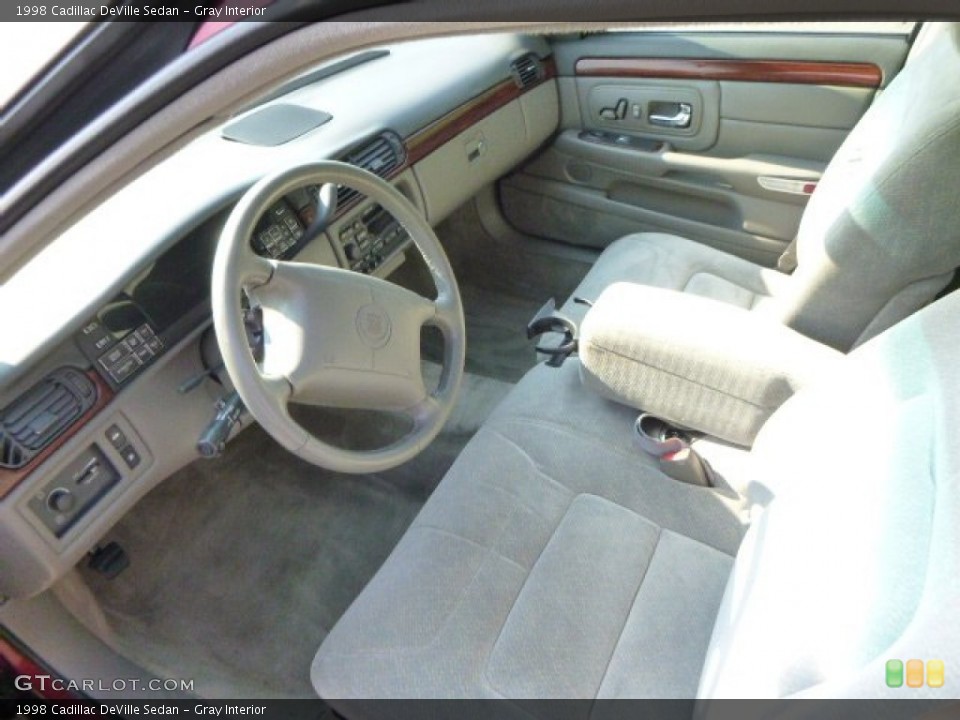 Gray Interior Prime Interior for the 1998 Cadillac DeVille Sedan #83654224