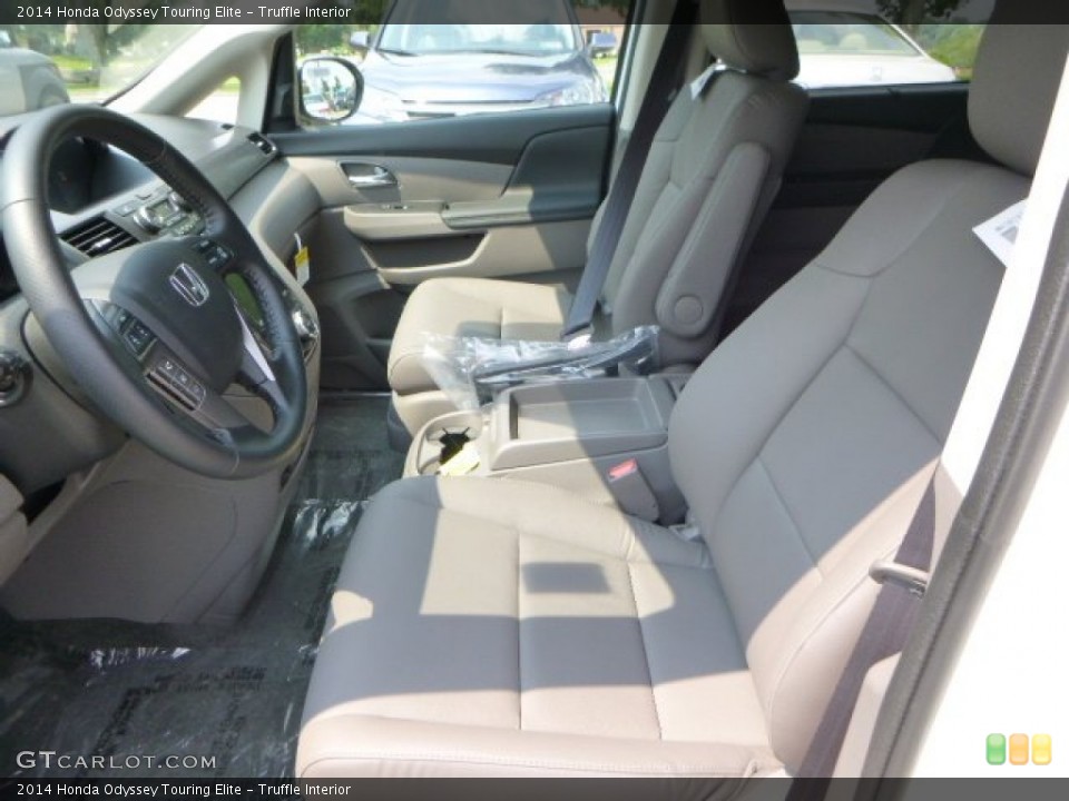 Truffle Interior Front Seat for the 2014 Honda Odyssey Touring Elite #83654293