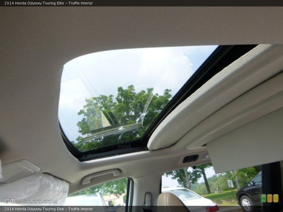 Truffle Interior Sunroof for the 2014 Honda Odyssey Touring Elite #83654425
