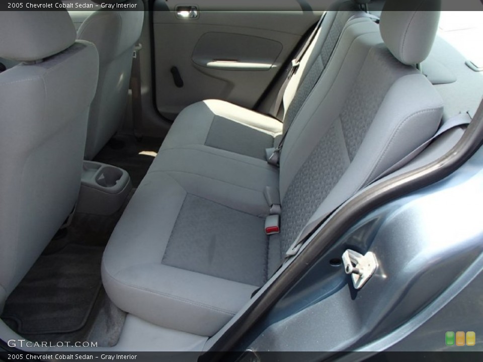 Gray Interior Rear Seat for the 2005 Chevrolet Cobalt Sedan #83654584