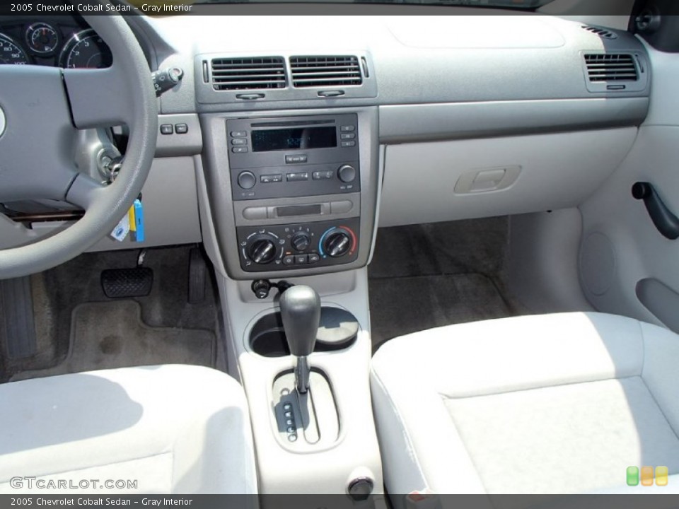 Gray Interior Dashboard for the 2005 Chevrolet Cobalt Sedan #83654606