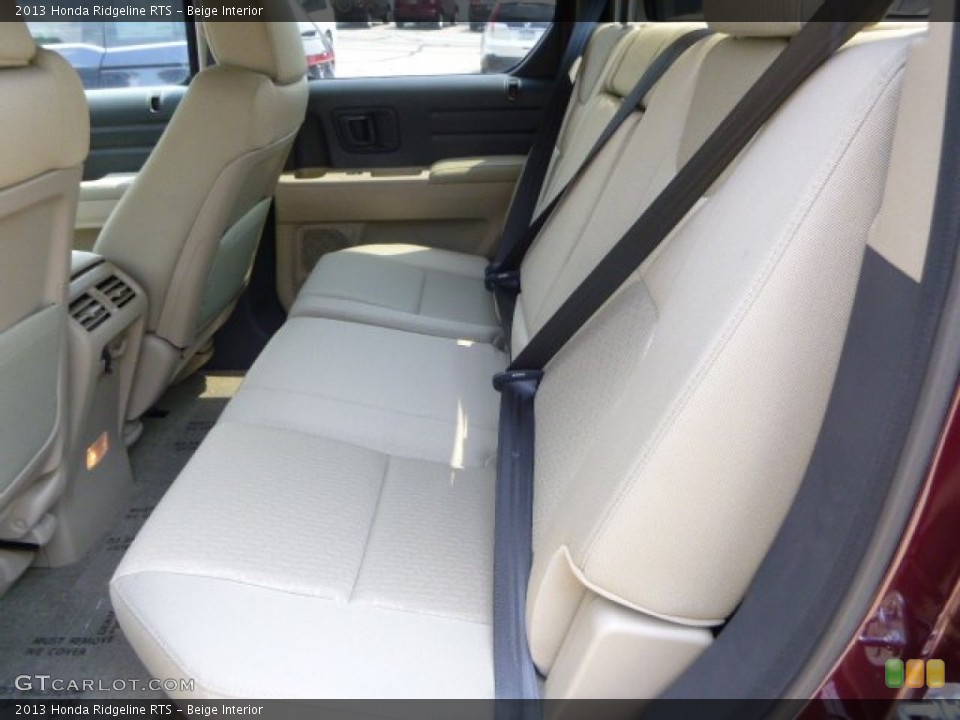 Beige Interior Rear Seat for the 2013 Honda Ridgeline RTS #83654761