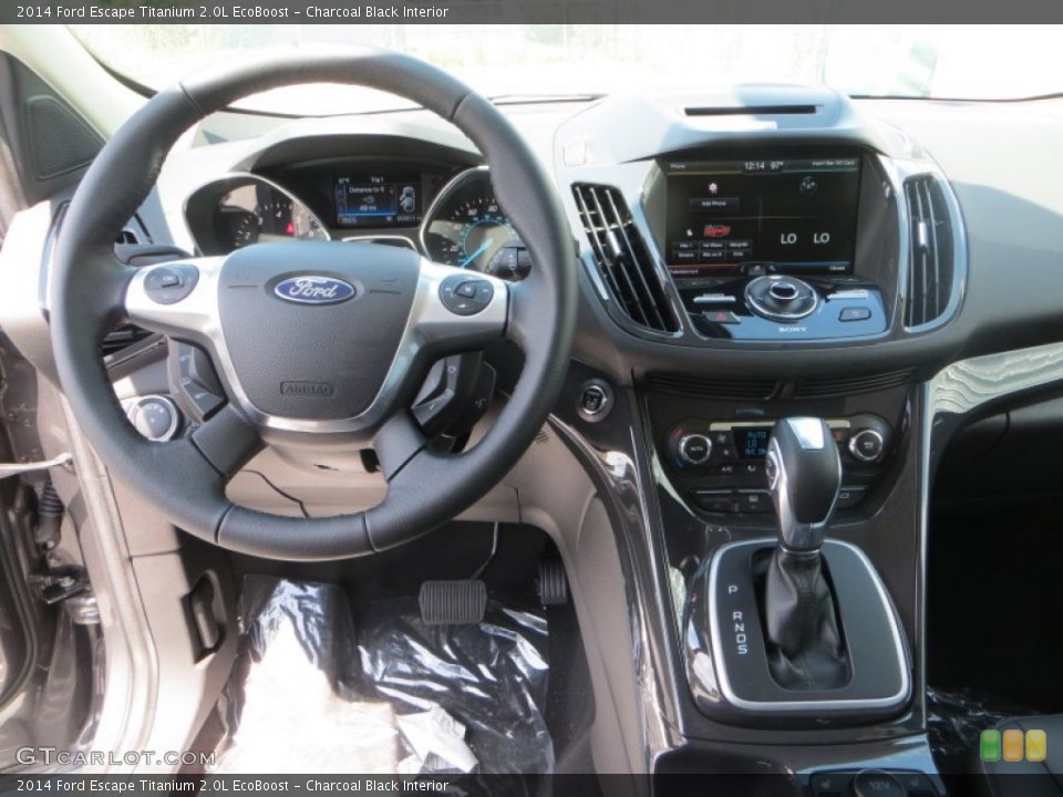Charcoal Black Interior Dashboard for the 2014 Ford Escape Titanium 2.0L EcoBoost #83655904