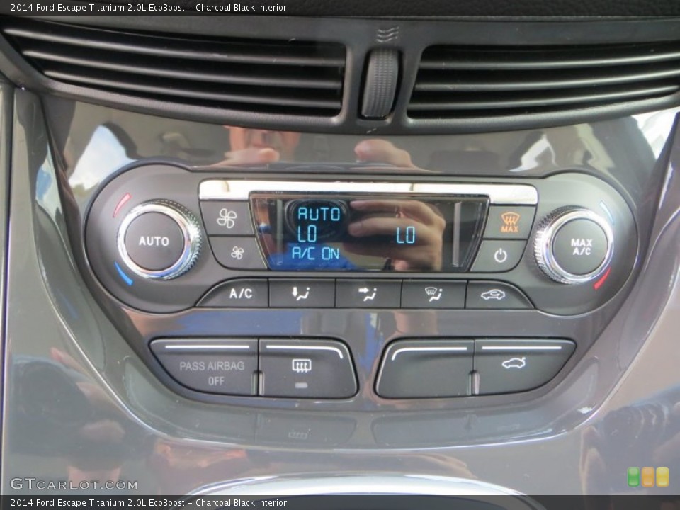Charcoal Black Interior Controls for the 2014 Ford Escape Titanium 2.0L EcoBoost #83655957