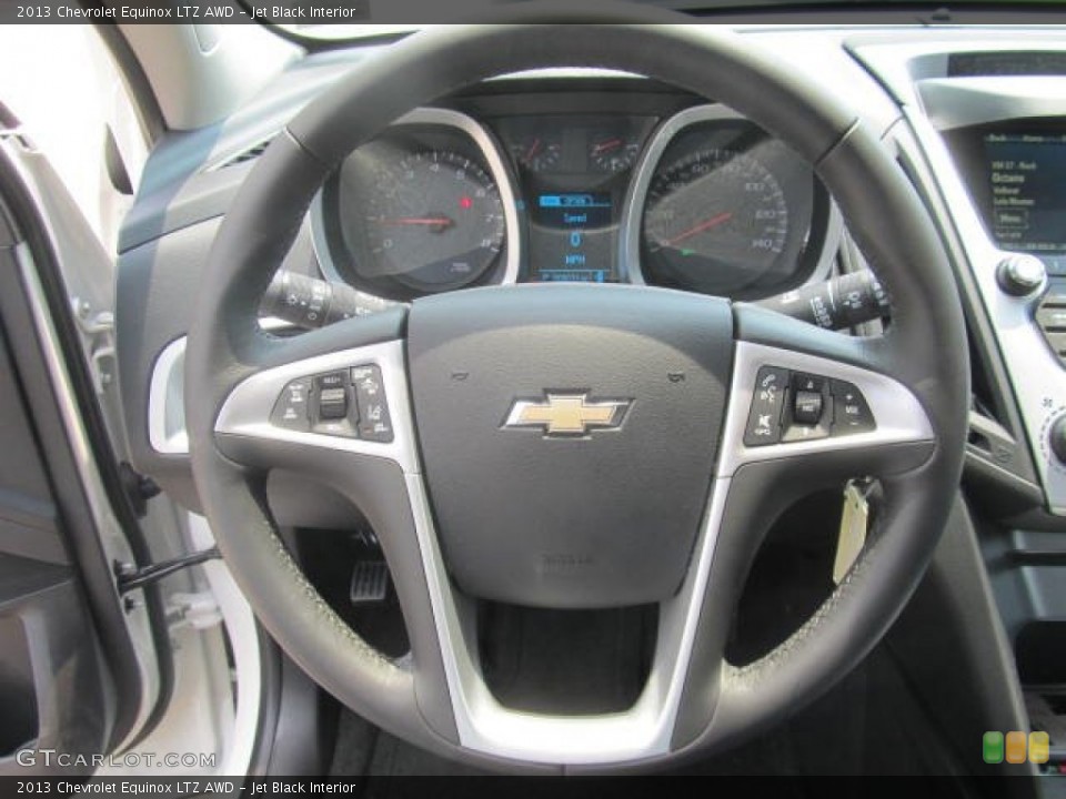 Jet Black Interior Steering Wheel for the 2013 Chevrolet Equinox LTZ AWD #83656093