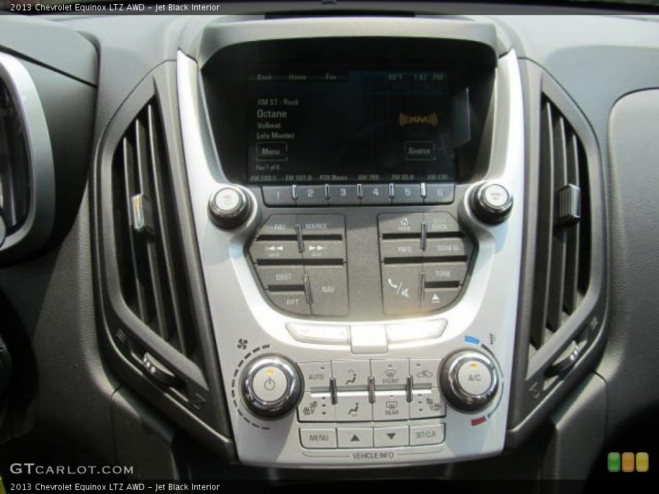 Jet Black Interior Controls for the 2013 Chevrolet Equinox LTZ AWD #83656111