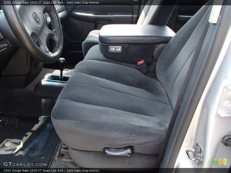 Dark Slate Gray Interior Front Seat for the 2002 Dodge Ram 1500 ST Quad Cab 4x4 #83656999