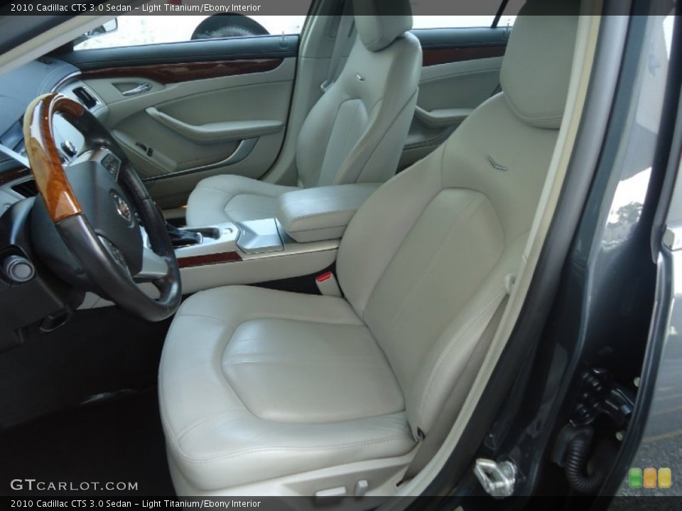 Light Titanium/Ebony Interior Front Seat for the 2010 Cadillac CTS 3.0 Sedan #83659921