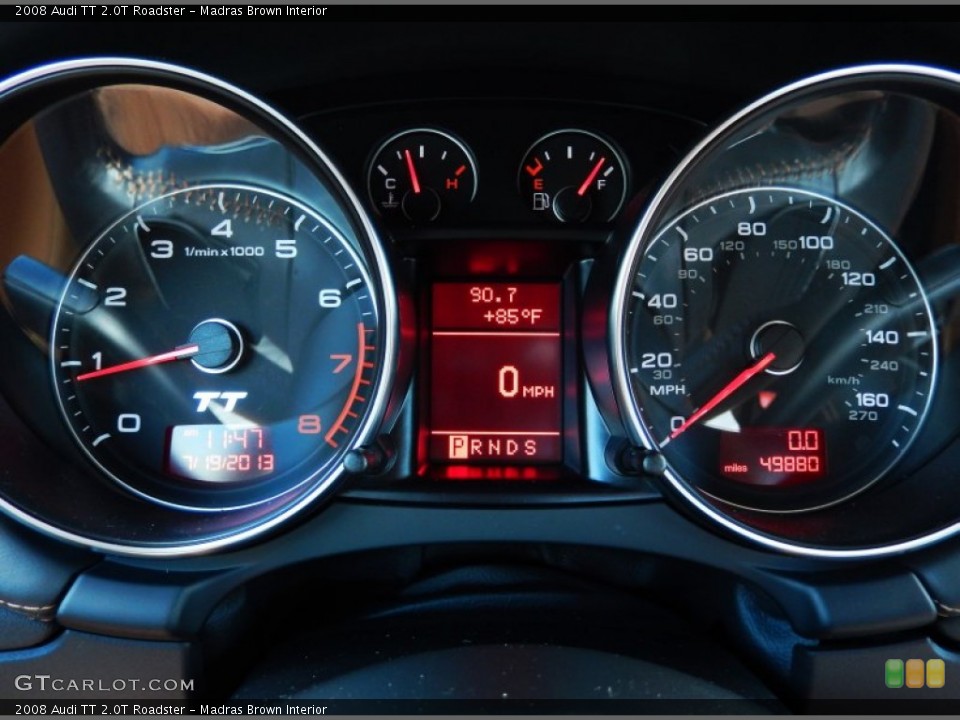 Madras Brown Interior Gauges for the 2008 Audi TT 2.0T Roadster #83660071