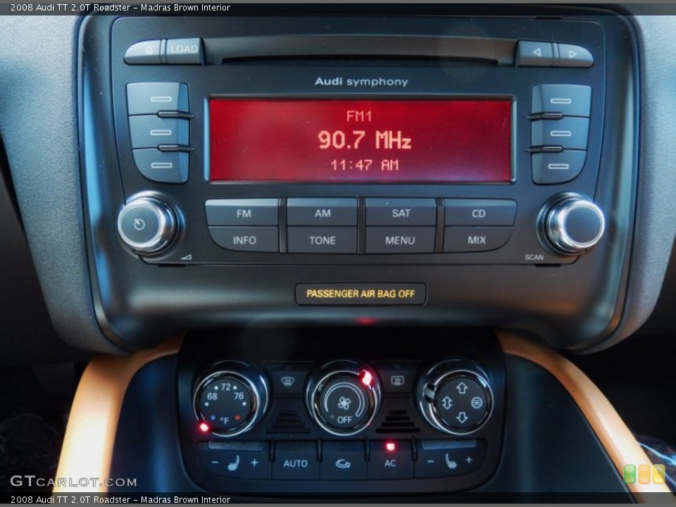 Madras Brown Interior Audio System for the 2008 Audi TT 2.0T Roadster #83660089