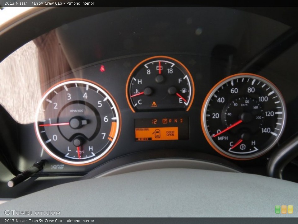 Almond Interior Gauges for the 2013 Nissan Titan SV Crew Cab #83664490