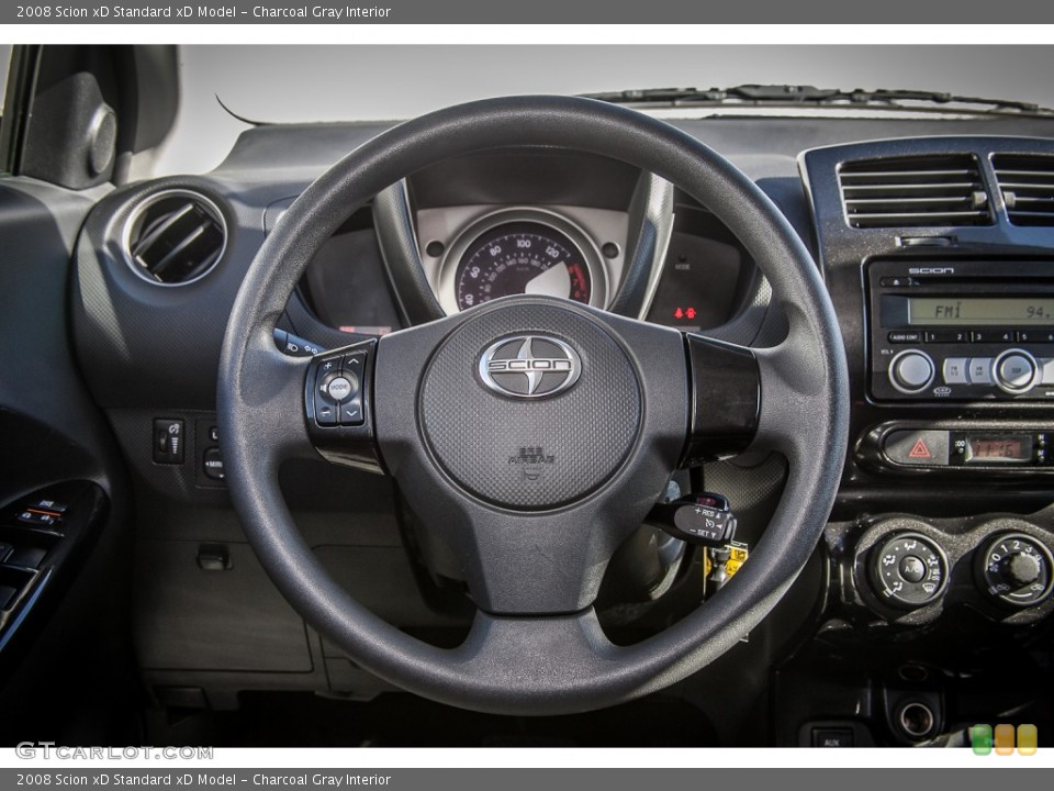 Charcoal Gray Interior Steering Wheel for the 2008 Scion xD  #83665153