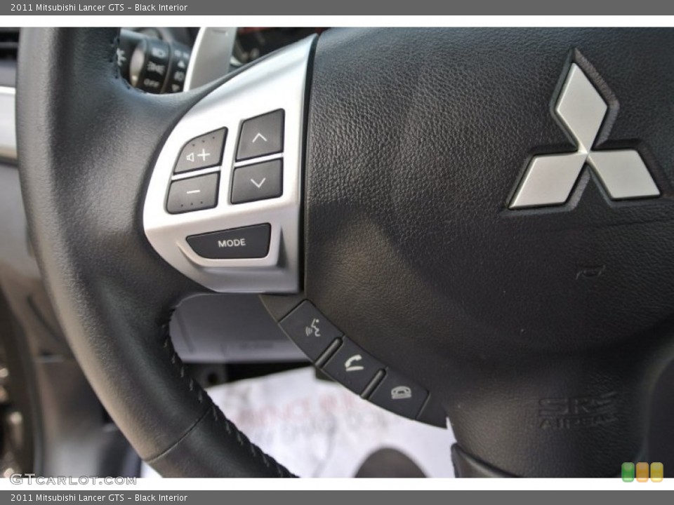Black Interior Controls for the 2011 Mitsubishi Lancer GTS #83665240