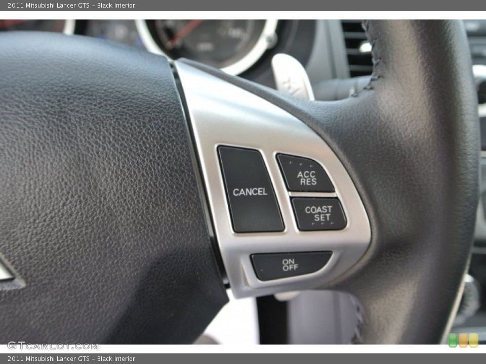 Black Interior Controls for the 2011 Mitsubishi Lancer GTS #83665252