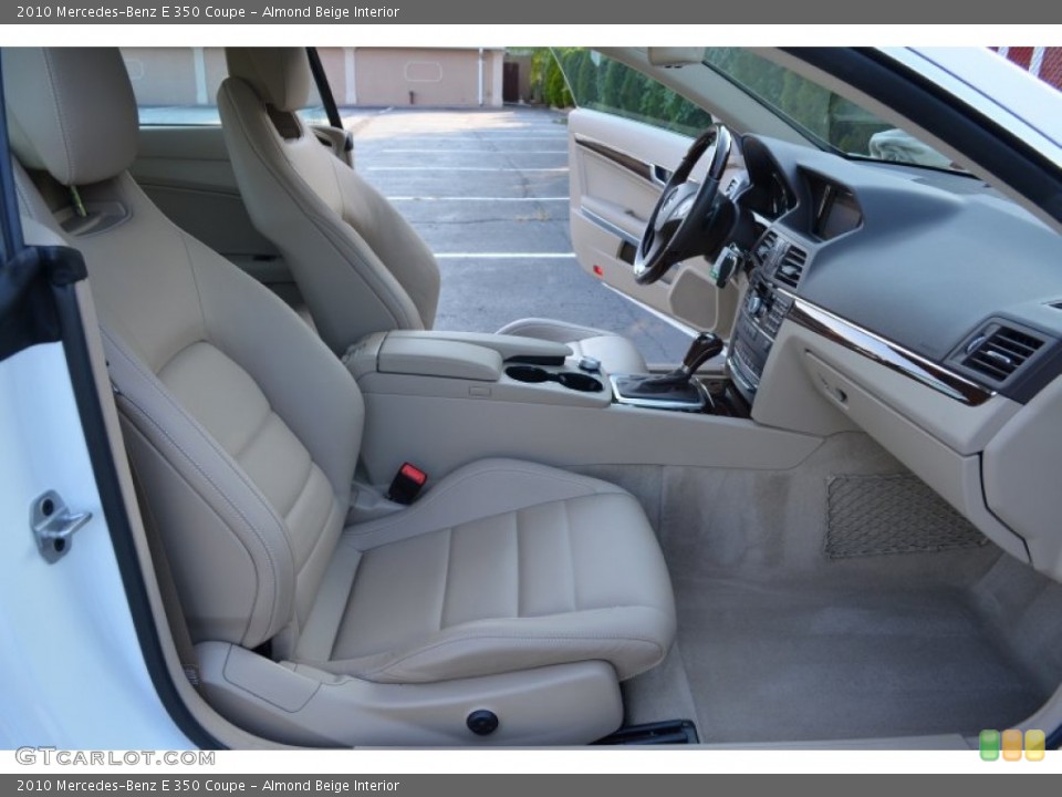 Almond Beige Interior Front Seat for the 2010 Mercedes-Benz E 350 Coupe #83665342
