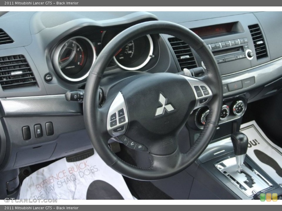 Black Interior Dashboard for the 2011 Mitsubishi Lancer GTS #83665366
