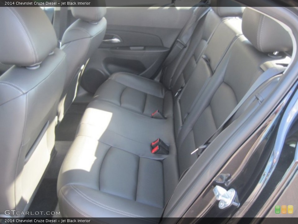 Jet Black Interior Rear Seat for the 2014 Chevrolet Cruze Diesel #83667454