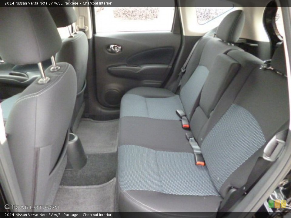 Charcoal Interior Rear Seat for the 2014 Nissan Versa Note SV w/SL Package #83669896