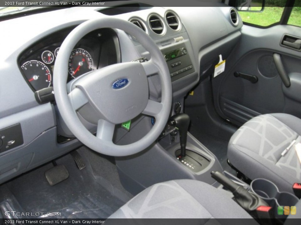 Dark Gray Interior Prime Interior for the 2013 Ford Transit Connect XL Van #83671978