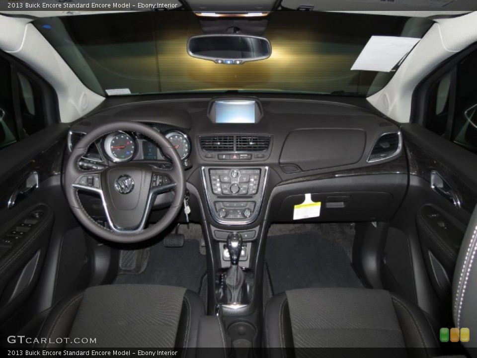 Ebony Interior Dashboard for the 2013 Buick Encore  #83672695