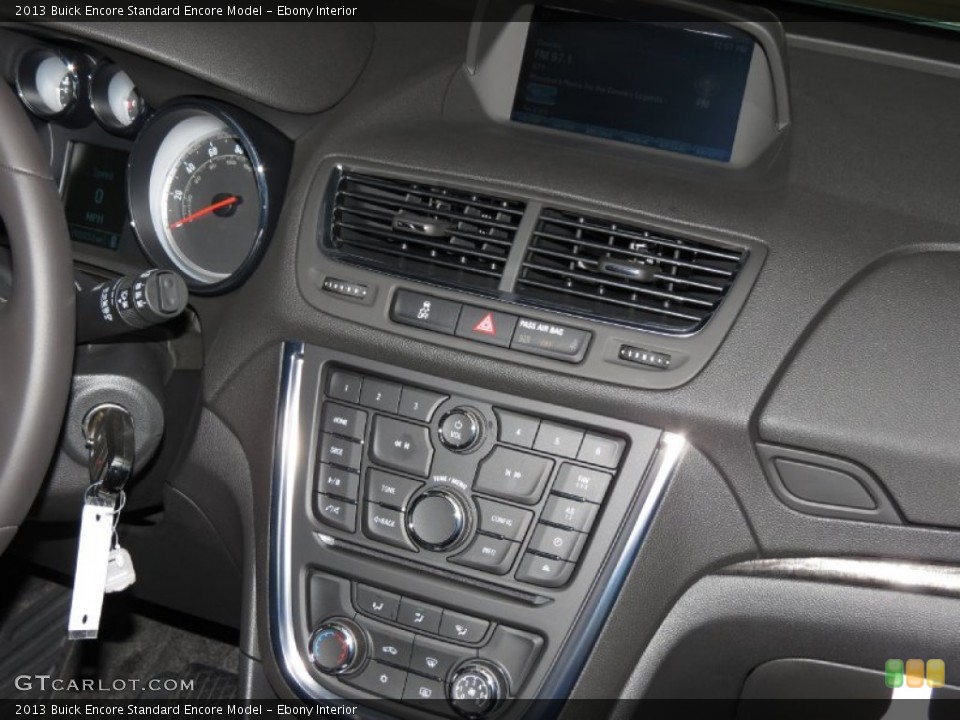Ebony Interior Controls for the 2013 Buick Encore  #83672734
