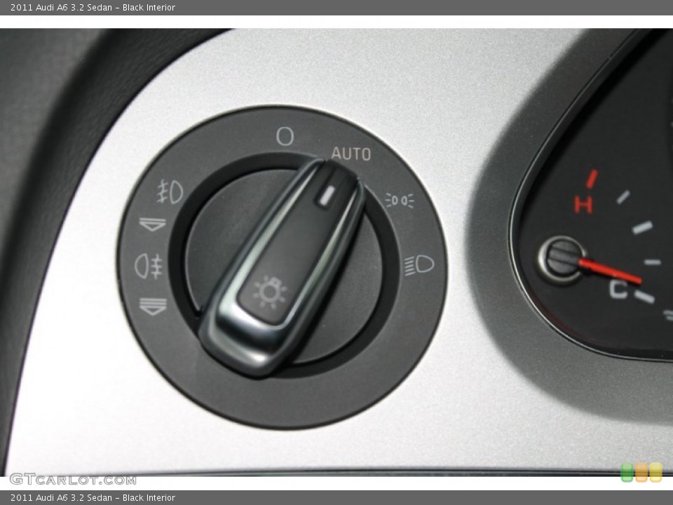 Black Interior Controls for the 2011 Audi A6 3.2 Sedan #83675335