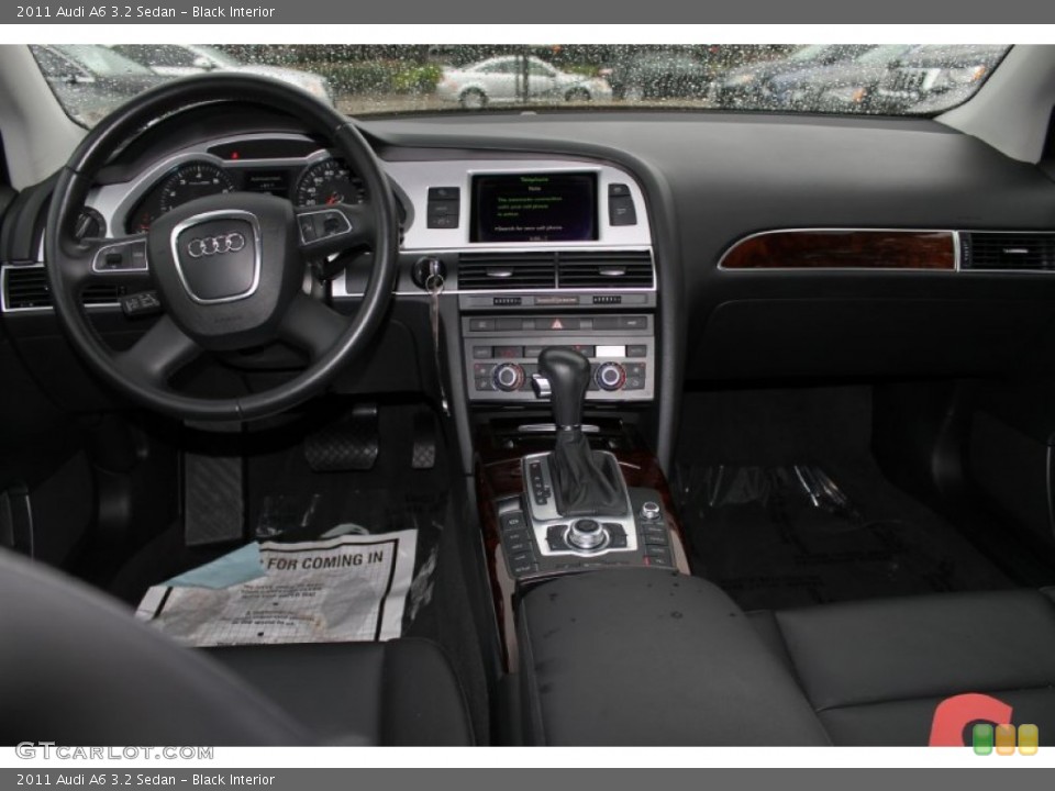 Black Interior Dashboard for the 2011 Audi A6 3.2 Sedan #83675677