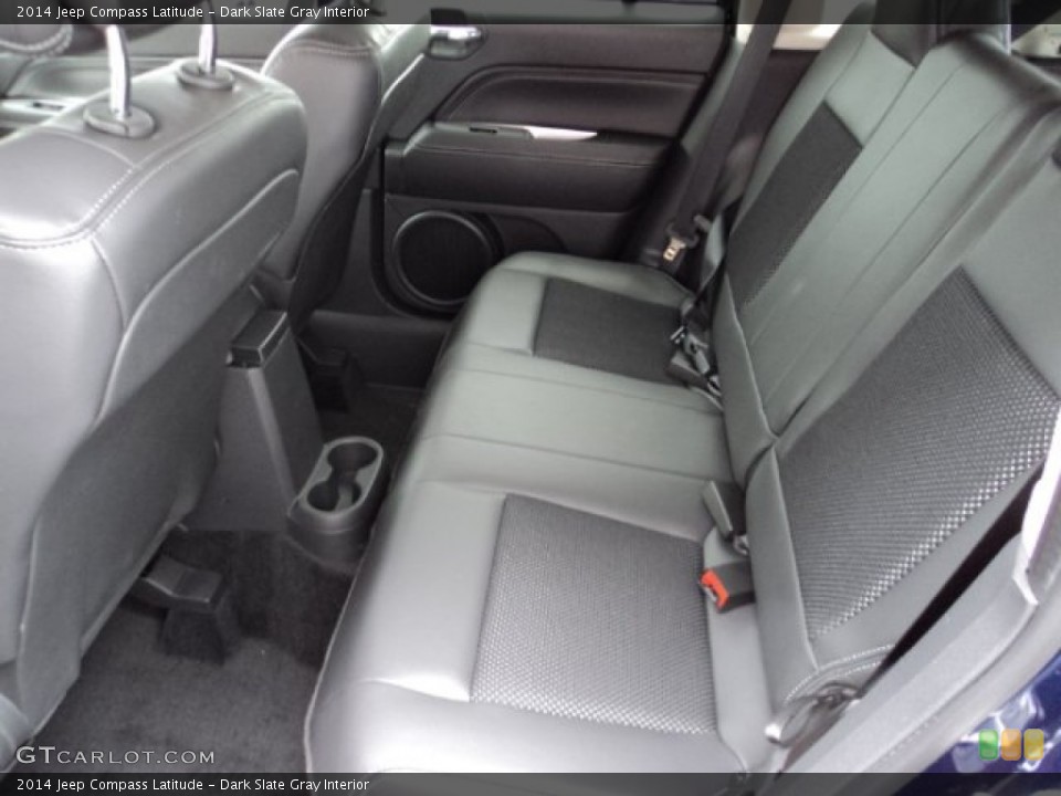Dark Slate Gray Interior Rear Seat for the 2014 Jeep Compass Latitude #83676448