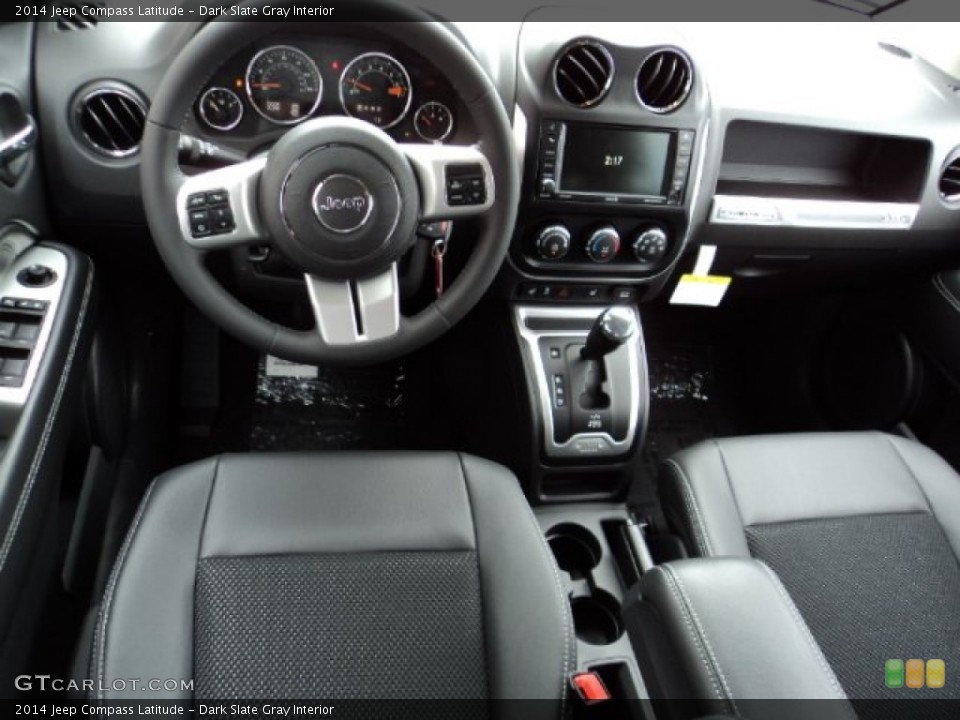 Dark Slate Gray Interior Dashboard for the 2014 Jeep Compass Latitude #83676583
